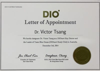 DIO Letter of Appointment